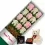 Caja de Rosas Rosadas y Blancas 12 Rosas mas Peluche y Chocolate Varsovienne