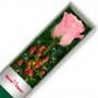 Caja de Rosas Rosadas 1 Rosa