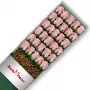 Caja de Rosas Rosadas 30 Rosas