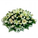 Ovalo de Flores Mix Blanco