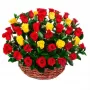 RAMO CON 4 ROSAS ROSADAS