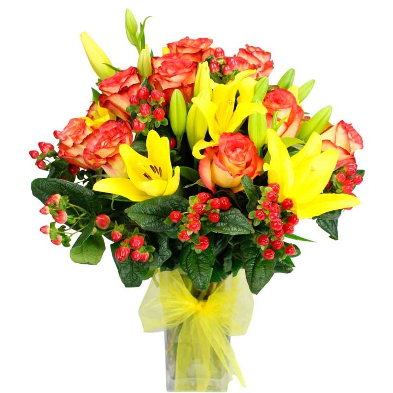 RAMO CON 12 ROSAS ROSADAS + GLOBO Y PELUCHE